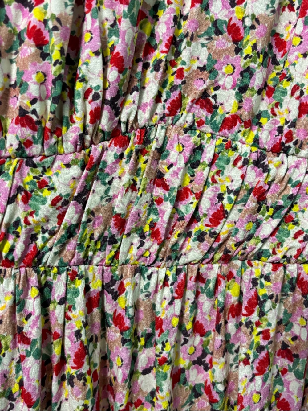 EUC Boden Pink Floral Maxi Dress with Keyhole Neck And Pockets Size 16/18R - Picture 4 of 14